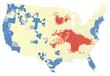 Geographic Disparities in Progress Against Lung Cancer