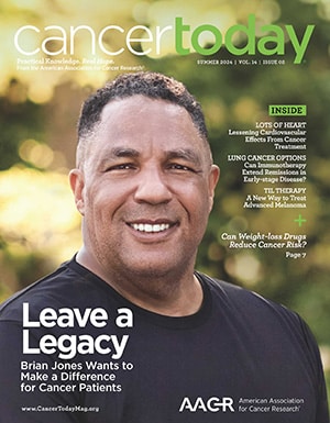 The cover of the Cancer Today summer 2024 issue features an image of survivor Brian Jones.